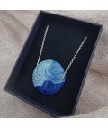 Necklace | Koorie Tales | Colour Season | Domed Necklace | Blues
